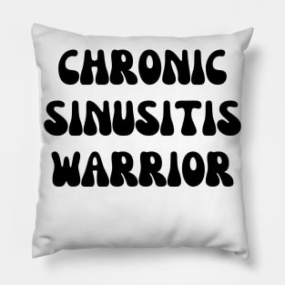Chronic Sinusitis Warrior Pillow