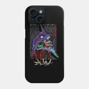 Blood-Stained Fury: Eva Unit 01 - Neon Genesis Evangelion Design Phone Case