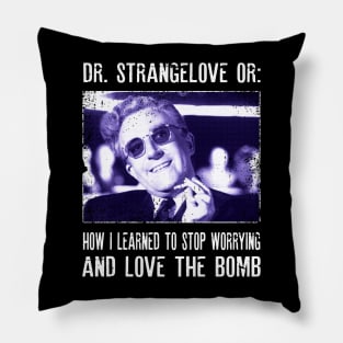 Slim Pickens' Atomic Ride Dr. Strangeloves Iconic Couture Graphic Tee Tribute Pillow