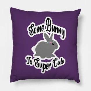 Cute Bunny Easter Pillow