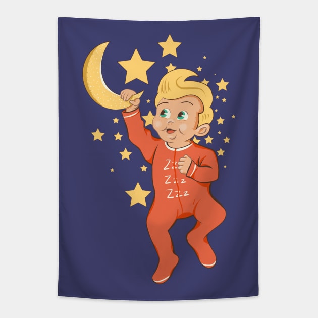 Dodo Baby boy Tapestry by Mimie20