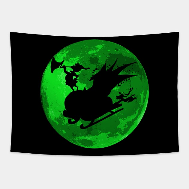 Evil Santa Tapestry by nickbeta