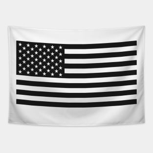 US Flag - Black Tapestry