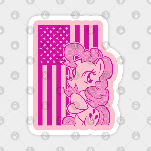 MY LITTLE PONY - 4th of July Magnet by KERZILLA