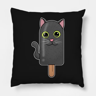 Animal Popsicle Grey Cat Ice Cream Summer Gift Pillow