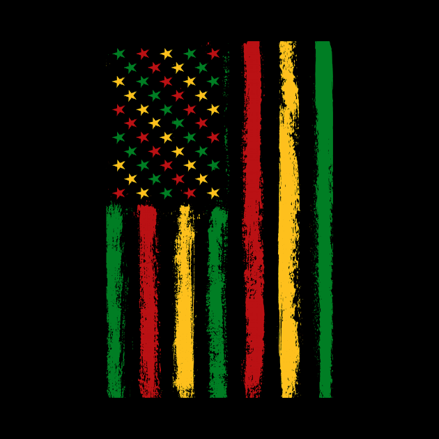 Juneteenth Independence Day Flag by AnKa Art