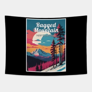 Ragged mountain ski new hampshire usa Tapestry