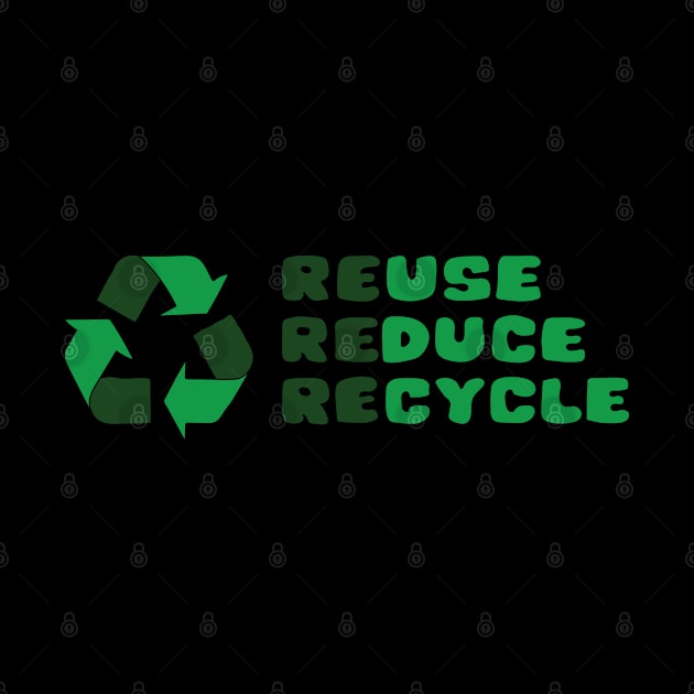 Reduce Reuse Recycle by abstractsmile