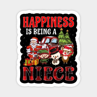 Happiness Is Being A Niece Christmas Magnet