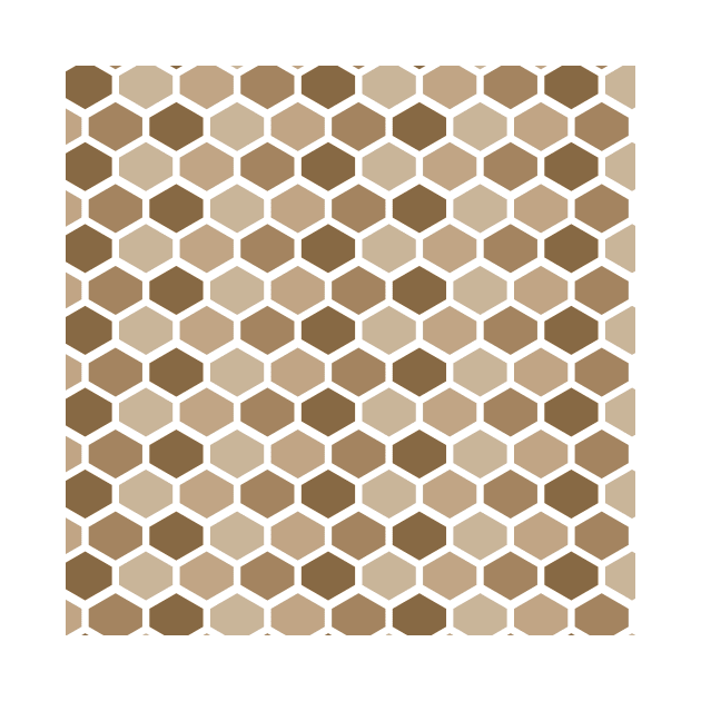 Mid Century Modern Honeycomb by Makanahele