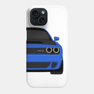 DODGE DEMON FRONT BLUE Phone Case