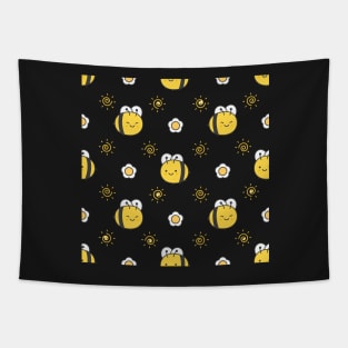 Happy Bees Tapestry