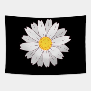 Daisy Flower Drawing Tapestry