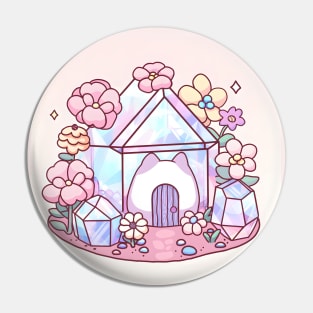 Crystal house Pin