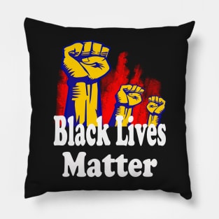 Triple Fist Black Lives Matter BLM Pillow