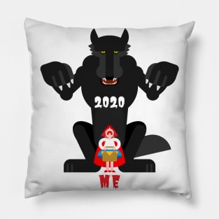 Red riding hood 2020 meme Pillow