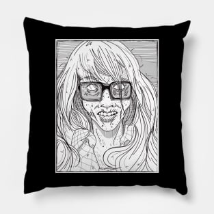 Zombie Girl 002 Pillow