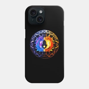 Yin Yang Art 018 Created by AI Phone Case