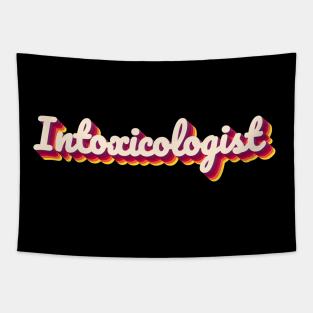 Intoxicologist - Funny Bartender mixologist cocktails Tapestry