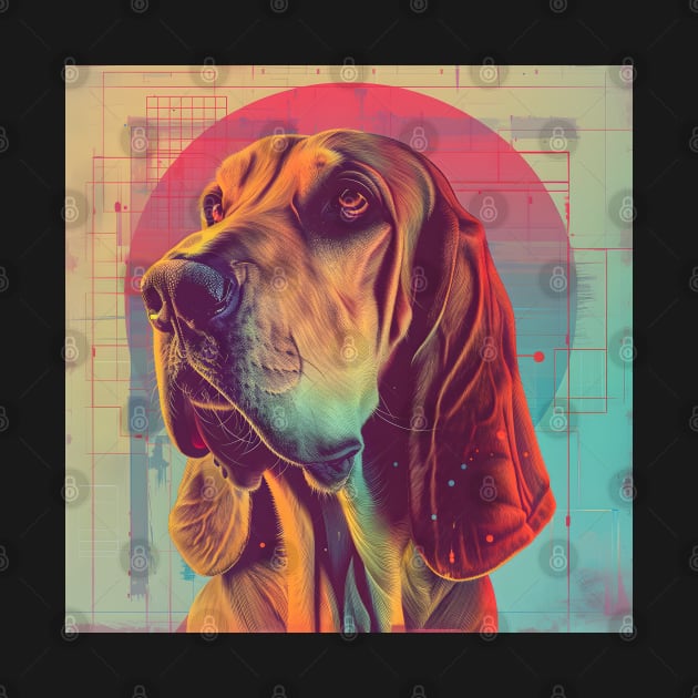 Bloodhound in 80's by NatashaCuteShop