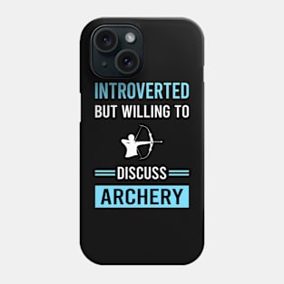 Introverted Archery Archer Arrow Arrows Bow Phone Case