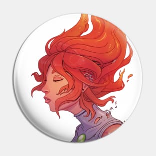 Starfire fan art Pin