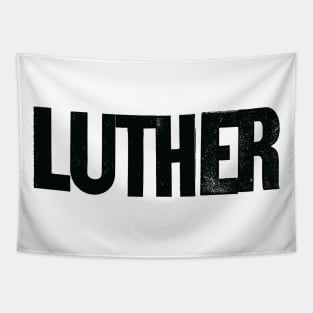 Luther Logo (Black) Tapestry