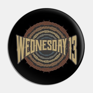 Wednesday 13 Barbed Wire Pin