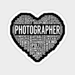 Photographer Heart Magnet