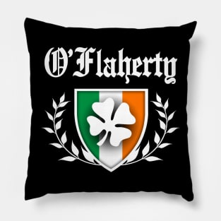 O'Flaherty Shamrock Crest Pillow