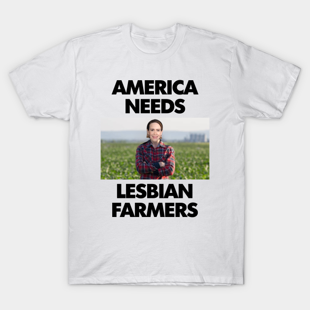 America Needs Lesbian Farmers - Funny WLW Meme - Lesbian - T-Shirt | TeePublic America Needs Lesbian Farmers - Funny WLW Meme - Lesbian - T-Shirt | TeePublic
