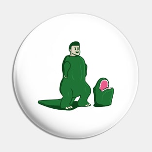 Hallowen Trex Suit Pin