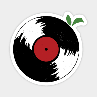 Vinyl Apple Magnet