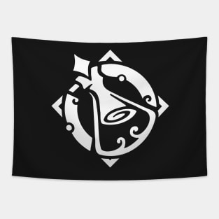 Genshin Impact Sucrose Emblem - White Tapestry