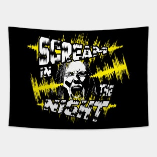 Gothic Theme Scream in the Night Tapestry