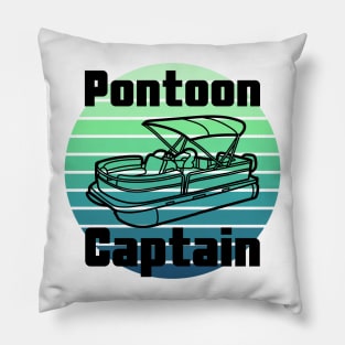 Pontoon Boat Captain Pillow