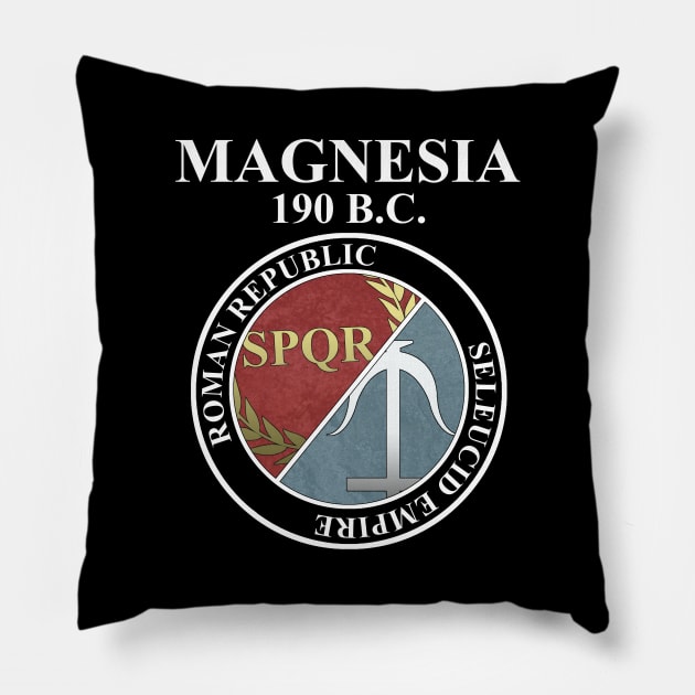 Battle of Magnesia Roman Republic Seleucid Empire Pillow by AgemaApparel