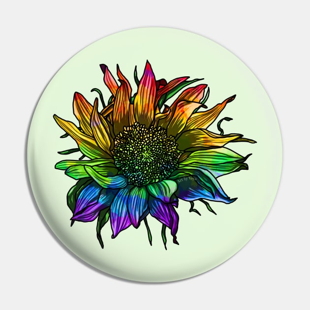 Rainbow Sunflower