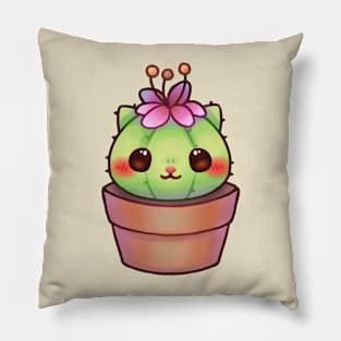 Cat Cactus Pillow