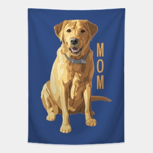 Lab Mom Yellow Labrador Retriever Dog Lover Tapestry