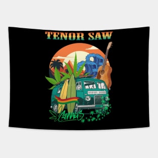 TENOR SAW MERCH VTG Tapestry