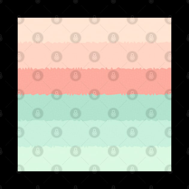 Crystal Lines Of Pastel Orange and Green by Peaceful Space AS