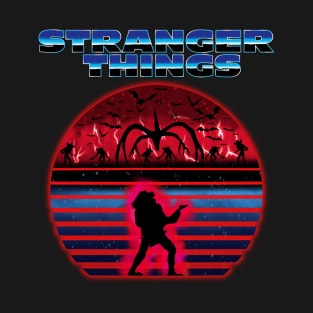 Eddie Munson Rocking In The Upside Down Vecna Stranger Things T-Shirt