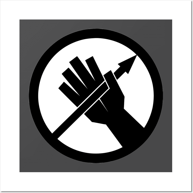 SCP MTF Alpha-1 Red Right Hand transparent background - Scp Foundation Logo  - Posters and Art Prints