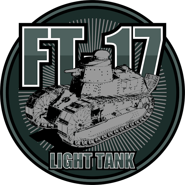 FT-17 Light Tank Kids T-Shirt by TCP