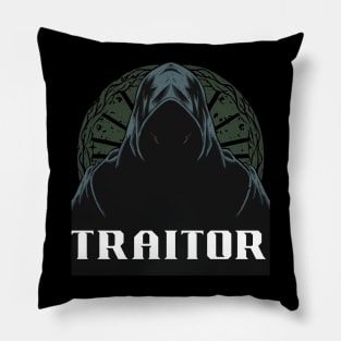 Traitor The Traitors TV Shows Spooky Gift for Fan of The Traitors TV Show Faithful Pillow