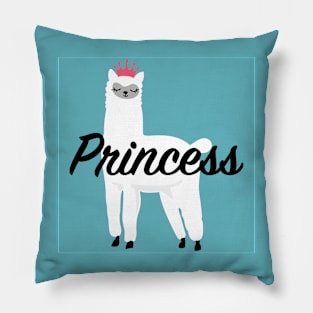 Llama Princess Design Pillow