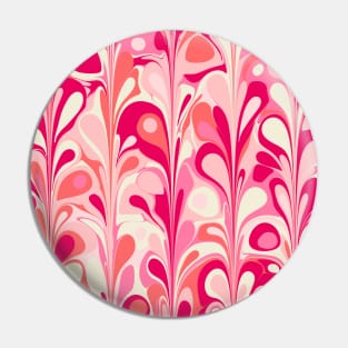 Retro Celebration Marbled Circle Pin