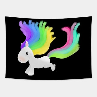 Rainbow Uni Tapestry