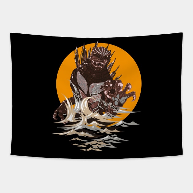 Rodan Tapestry by tedd